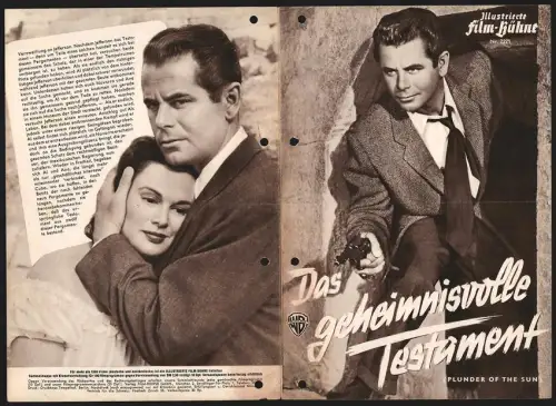 Filmprogramm IFB Nr. 2221, Das geheimnisvolle Testament, Glenn Ford, Diana Lynn, Regie: John Farrow