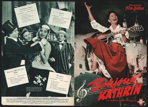 Filmprogramm IFB Nr. 3126, Bonjour, Kathrin, Caterina Valente, Peter Alexander, Regie: Karl Anton