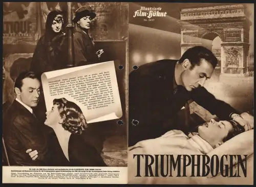 Filmprogramm IFB Nr. 1497, Triumphbogen, Ingrid Bergman, Charles Boyer, Regie: Lewis Milestone