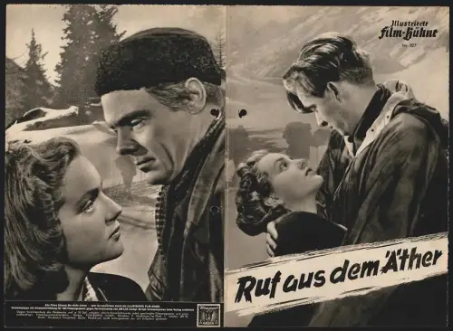 Filmprogramm IFB Nr. 827, Ruf aus dem Äther, Oskar Werner, Lucie Scharf, Regie: Georg C. Klaren