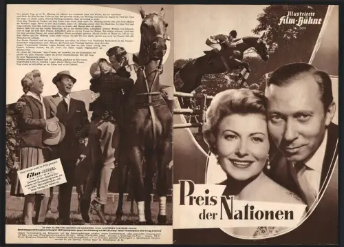 Filmprogramm IFB Nr. 3479, Preis der Nationen, Winnie Markus, Carl Raddatz, Dietmar Schönherr, Regie: Wolfgang Schleif