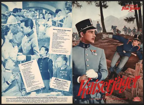 Filmprogramm IFB Nr. 3565, Kaiserjäger, Judith Holzmeister, Rudolf Forster, Attila Hörbiger, Regie: Willi Forst