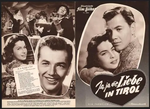 Filmprogramm IFB Nr. 3080, Ja, ja, die Liebe in Tirol, Hans Moser, Doris Kirchner, G. Riedmann, Regie: Géza von Bolváry