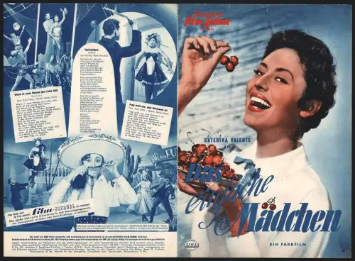 Filmprogramm IFB Nr. 3845, Das einfache Mädchen, Caterina Valente, Rudolf Prack, Regie: Werner Jacobs