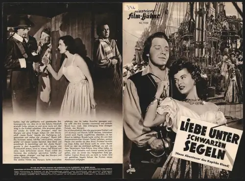 Filmprogramm IFB Nr. 1122, Liebe unter schwarzen Segeln, Louis Hayward, Patricia Medina, Regie: Gordon Douglas