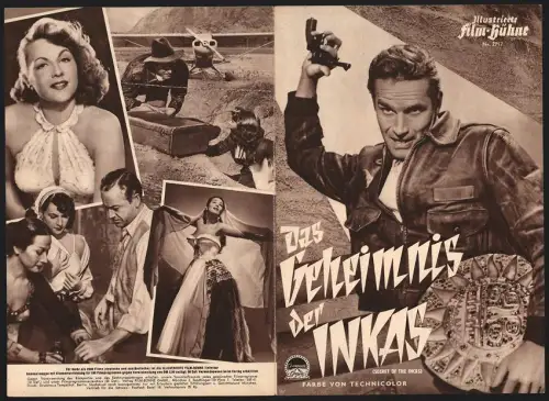 Filmprogramm IFB Nr. 2717, Das Geheimnis der Inkas, Charlton Heston, Nicole Maurey, Regie: Jerry Hopper