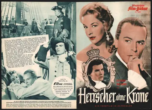 Filmprogramm IFB Nr. 3600, Herrscher ohne Krone, O. W. Fischer, Odile Versois, Regie: Harald Braun