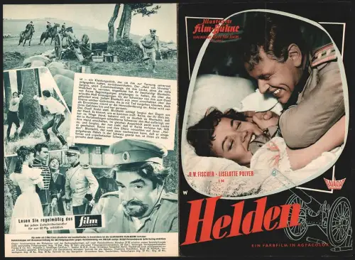 Filmprogramm IFB Nr. 4560, Helden, O. W. Fischer, Liselotte Pulver, Regie: Franz Peter Wirth