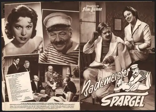 Filmprogramm IFB Nr. 3186, Bademeister Spargel, Paul Hörbiger, Angelika Hauff, Regie: Alfred Lehner