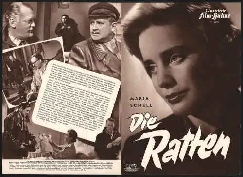 Filmprogramm IFB Nr. 2825, Die Ratten, Maria Schell, Curd Jürgens, Regie: Robert Siodmak