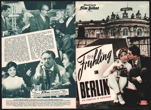 Filmprogramm IFB Nr. 3972, Frühling in Berlin, Sonja Ziemann, Walter Giller, Regie: Arthur Maria Rabenalt