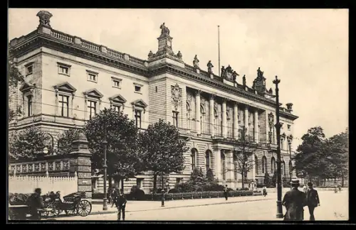 AK Berlin, Prinz Albrechtstrasse, Abgeordnetenhaus
