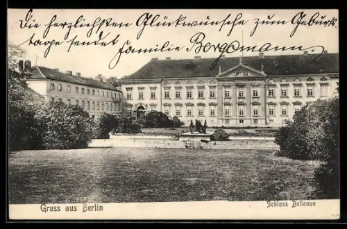 AK Berlin-Tiergarten, Schloss Bellevue