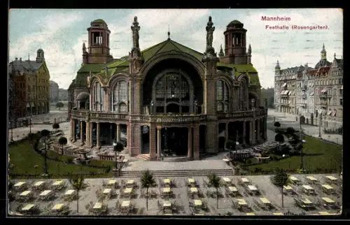 AK Mannheim, Festhalle (Rosengarten)