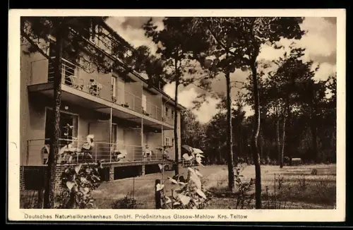 AK Glasow-Mahlow /Krs. Teltow, Deutsches Naturheilkrankenhaus