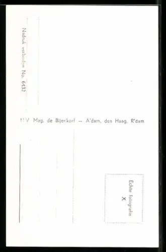AK Rotterdam, H.B.U. Gebäude