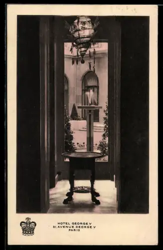 AK Paris, Hotel George, Avenue George V. 31, Innenansicht