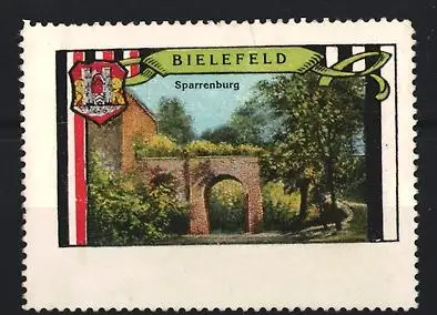 Reklamemarke Bielefeld, Sparrenburg, Burgruine