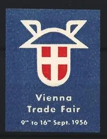Reklamemarke Wien, Vienna Trade Fair 1956, Wappen