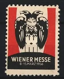 Reklamemarke Wien, Wiener Messe 1936, Doppeladler