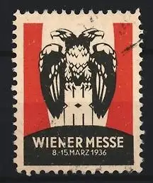 Reklamemarke Wien, Wiener Messe 1936, Doppeladler