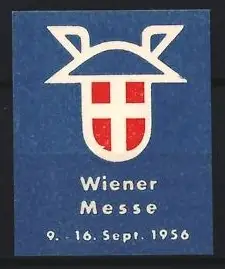 Reklamemarke Wien, Wiener Messe 1956, Stadtwappen
