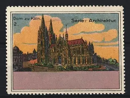 Reklamemarke Köln, Dom zu Köln, Architektur-Serie