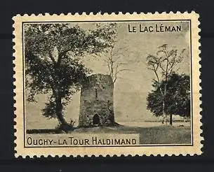 Reklamemarke Ouchy, Le Lac Léman, La Tour Haldimand