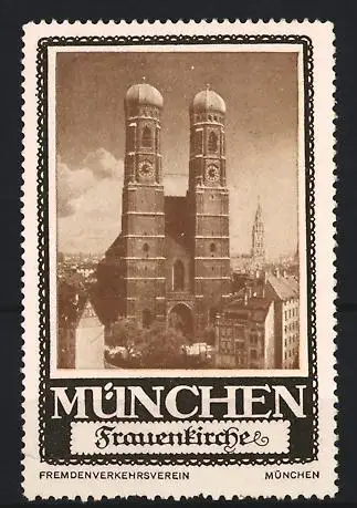 Reklamemarke München, Türme der Frauenkirche