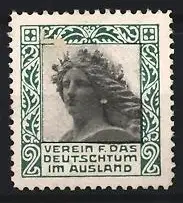 Reklamemarke Verein für das Deutschtum im Ausland, Antlitz der Germania
