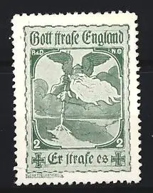 Reklamemarke Gott strafe England, Eisernes Kreuz