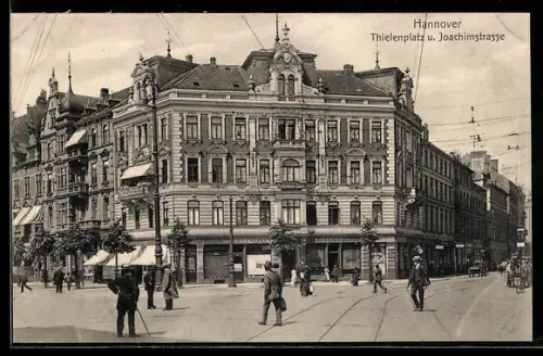AK Hannover, Thielenplatz, Joachimstrasse, Geschäft Mosse