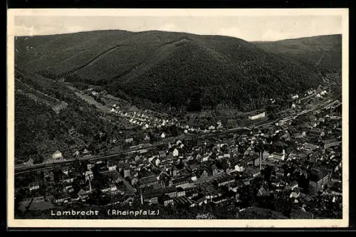 AK Lambrecht /Rheinpfalz, Gesamtansicht des Ortes im Tal