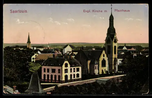 AK Saarlouis, Evgl. Kirche, Pfarrhaus