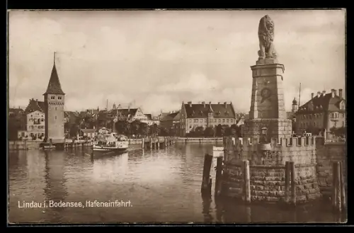 AK Lindau i. Bodensee, Hafeneinfahrt