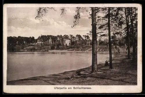 AK Berlin, Uferpartie am Schlachtensee