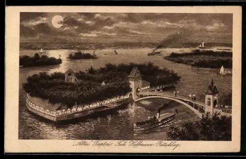AK Treptow, Abtei aus der Vogelschau, Inh. Hoffmann-Retschlag