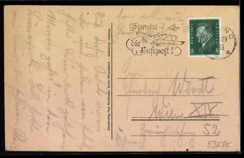 AK Treptow, Abtei aus der Vogelschau, Inh. Hoffmann-Retschlag