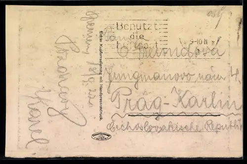 Künstler-AK Bremen, Rathaus, Dom, Börse