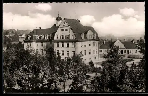 AK Miesbach /Obb., Blick auf das Städtische Krankenhaus