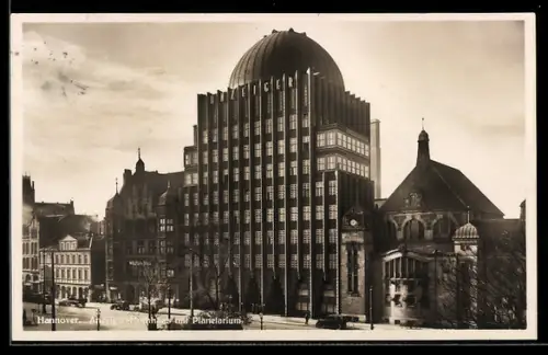 AK Hannover, Anzeiger-Hochhaus mit Planetarium
