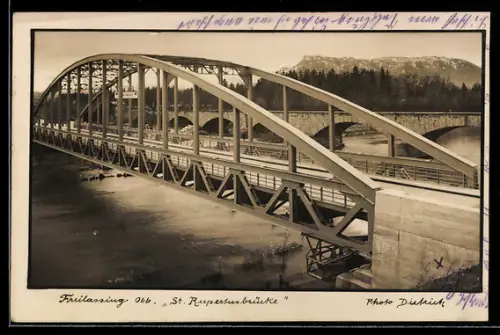 AK Freilassing, St. Rupertusbrücke