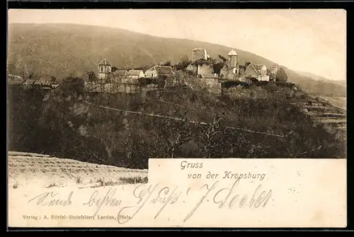 AK Kropsburg, Blick zur Ruine