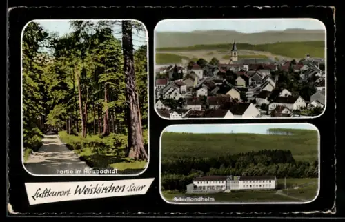 AK Weiskirchen, Schullandheim, Ortsansicht, Partie im Holzbachtal