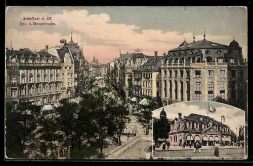 AK Frankfurt a. M., Zeil und Hauptwache