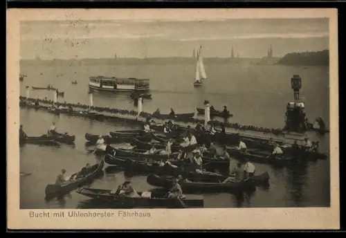 AK Hamburg-Uhlenhorst, Uhlenhorster Fährhaus Johs. Schwegler