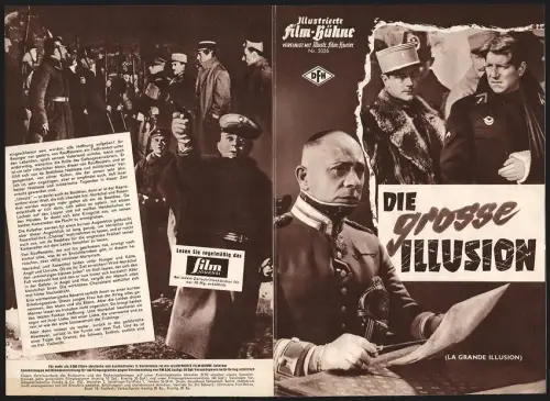 Filmprogramm IFB Nr. 5026, Die grosse Illusion, Jean Gabin, Pierre Fresnay, Regie: Jean Renoir