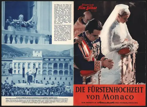 Filmprogramm IFB Nr. 3256, Die Fürstenhochzeit von Monaco, Grace Kelly, Fürst Rainier III, Regie: Jean Masson