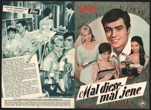 Filmprogramm IFB Nr. 4735, Mal diese, mal jene, Mylene Demongeot, Alain Delon, Pascale Petit, Regie: Michel Boisrond