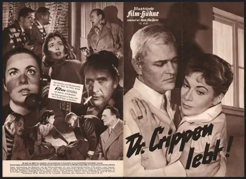 Filmprogramm IFB Nr. 4147, Dr. Crippen lebt!, Peter van Eyck, Elisabeth Müller, Inge Meysel, Regie: Erich Engels